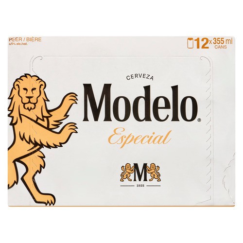Modelo Especial Beer 4.5% Alcohol 12 x 355 ml (cans)