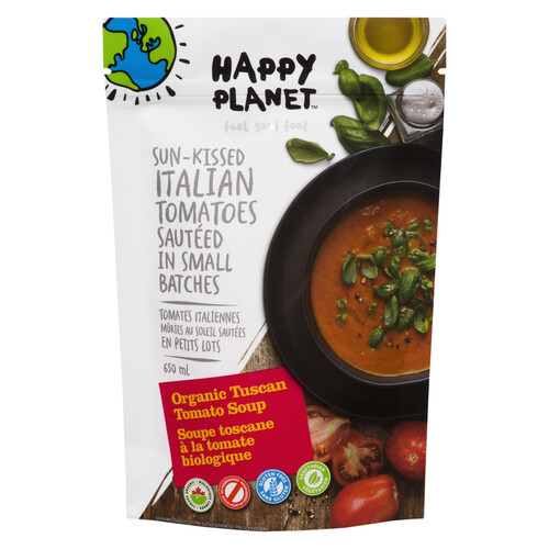 Happy Planet Gluten-Free Organic Soup Tuscan Tomato 650 ml