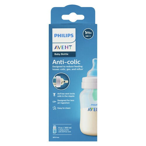 Philips Avent Baby Bottle Anti-Colic 260 ml 1m+ With Airfree Vent
