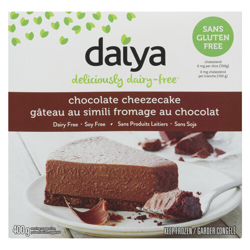 Daiya Dairy Free Gluten Free Vegan Cheesecake Dessert Chocolate 400 g