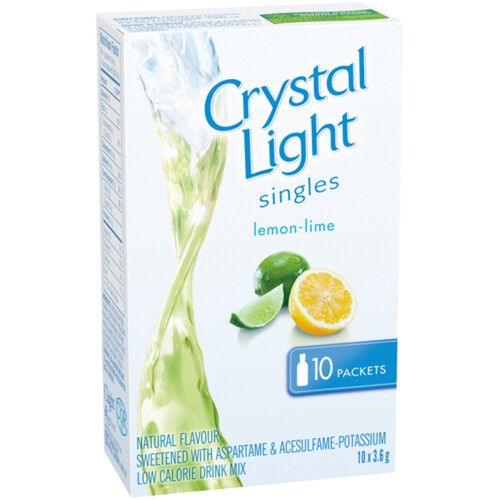 Crystal Light Singles Drink Mix Lemon Lime 36 g
