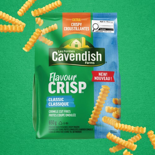 Cavendish Farms Flavour Crisp Frozen Fries Classic Crinkle Cut 650 g