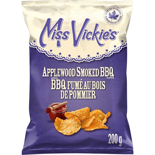 Miss Vickie's Kettle Cooked Potato Chips Applewood Smoked BBQ 200 g