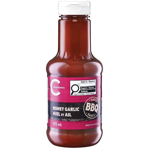 Compliments BBQ Sauce Honey Garlic 425 ml