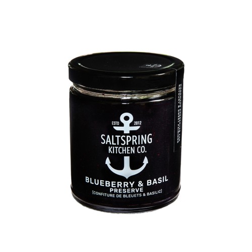 SaltSpring Kitchen Jam Blueberry & Basil 270 ml
