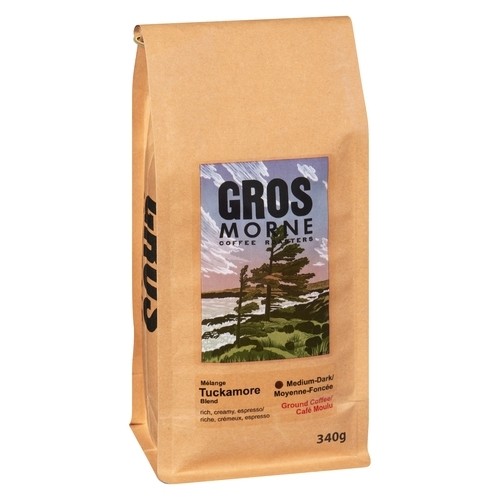 Gros Morne Coffee Roasters Ground Coffee Tuckamore Blend Medium-Dark 340 g
