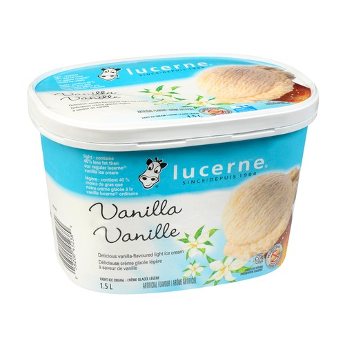 Lucerne Light Ice Cream Vanilla 1.5 L