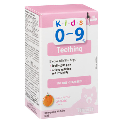 Kids 0-9 Kids Teething Oral Solution Orange Flavour 25 ml