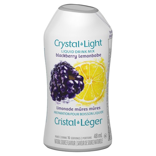 Crystal Light Liquid Drink Mix Blackberry Lemonbabe 48 mL