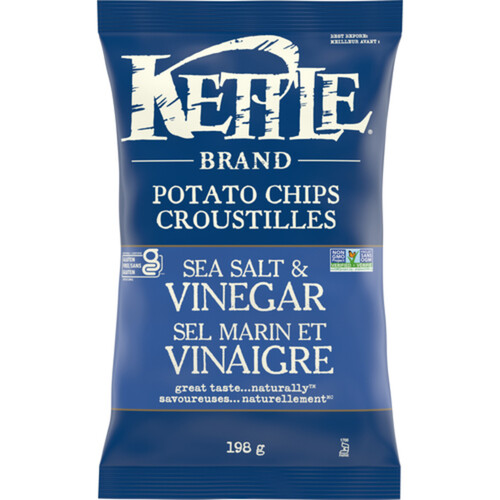 Kettle Brand Kettle Chips Sea Salt & Vinegar 198 g