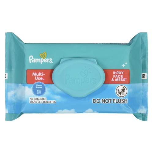 Pampers Baby Wipes Expressions Clean Breeze 56 Count