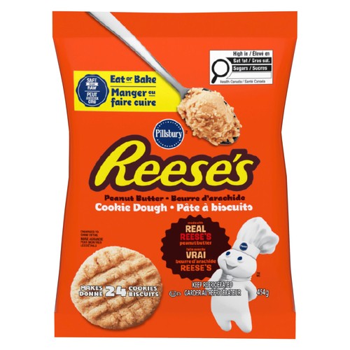 Pillsbury Cookie Dough Reese Peanut Butter 24 Cookies 260 g