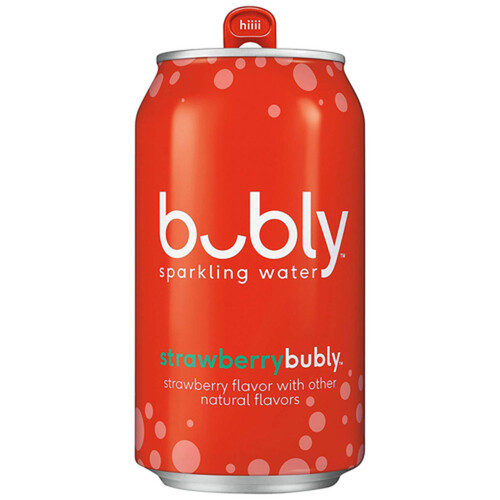 Bubly Sparkling Water Strawberry 12 x 355 ml (cans)