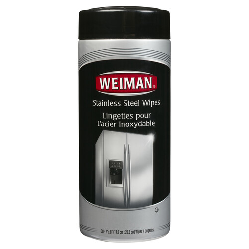 Weiman Stainless Steel Wipes 30 Sheets