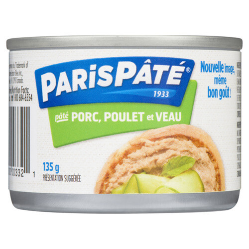 Paris Paté Spread Pork Chicken & Veal 135 g