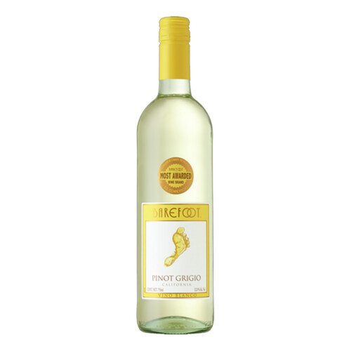 Barefoot Wine Pinot Grigio 750 ml (bottle)