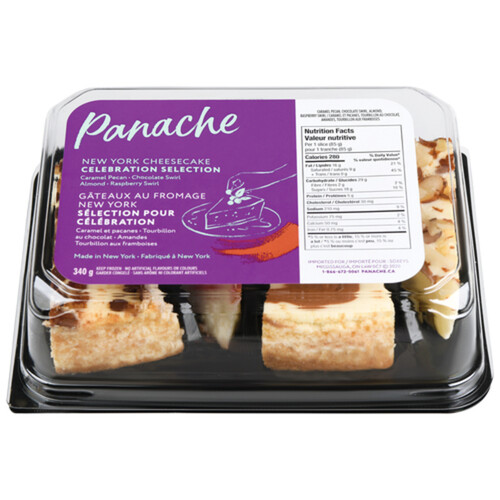 Panache New York Cheesecake Celebration Selection 340 g (frozen)