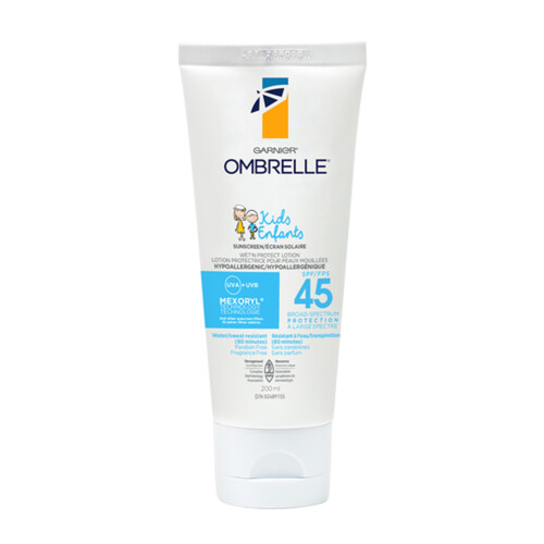 Garnier Ombrelle Kids Sunscreen Lotion SPF 45 Wet'N Protect 200 ml