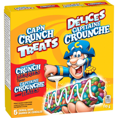 Cap'n Crunch Cereal Bars Berries 110 g