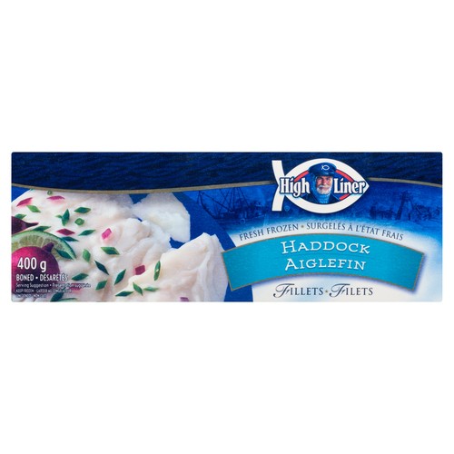 High Liner Frozen Haddock Fillets 400 g