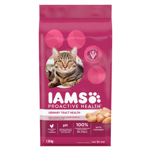 IAMS Dry Cat Food Proactive Health Adult Urinary Tract Health Chicken 1.59 kg