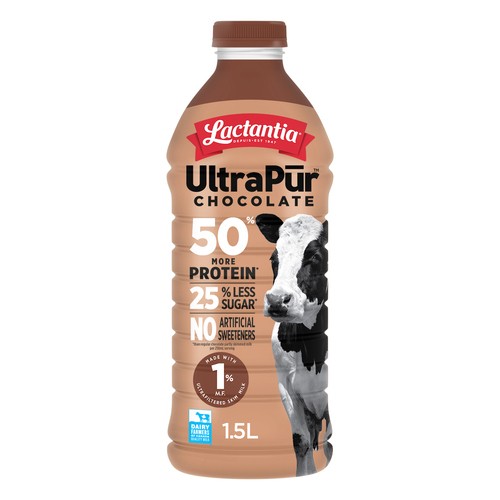 Lactantia UltraPur 1% Milk Ultra-Filtered Chocolate 1.5 L (bottle)