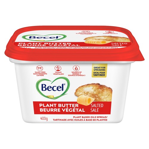 Becel Spreadable Dairy-Free Plant Based Butter Salted 400 g