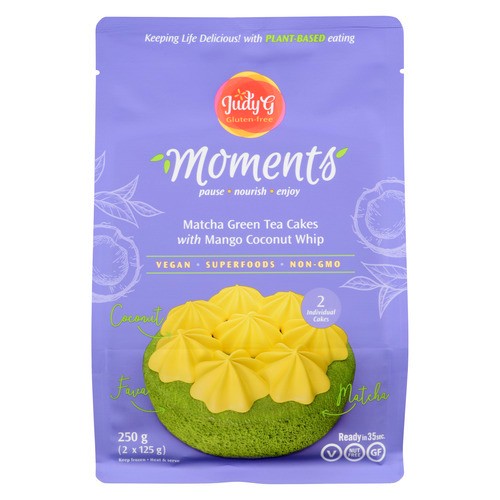 Judy G Gluten-Free Vegan Frozen Cake Matcha Green Tea 250 g