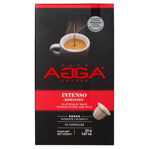 Agga Coffee Pods Intenso Espresso 10 Capsules 53 g