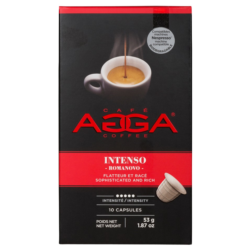 Agga Coffee Pods Intenso Espresso 10 Capsules 53 g - Voilà Online ...
