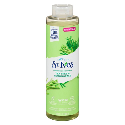 St. Ives Body Wash Tea Tree Lemon Grass 650 ml