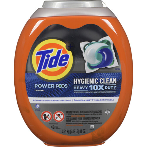 Tide Detergent Power Pods Heavy Duty 48 EA 