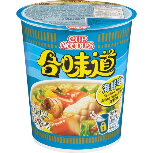 Nissin Instant Noodle Cup Seafood 72 g