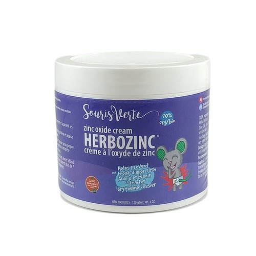 Souris Verte Organic Herbozinc Cream 120 g