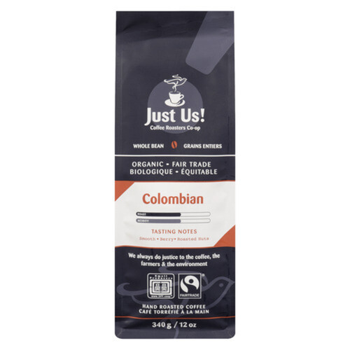 Just Us! Whole Bean Coffee Colombian 340 g