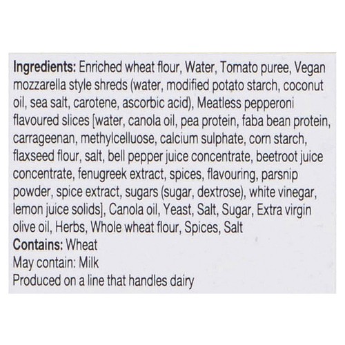 Dr. Oetker Ristorante Vegan Frozen Pizza Pepperoni 295 g