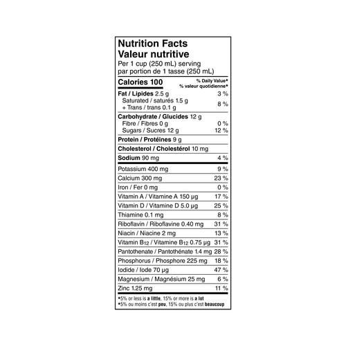 Lactantia Lactose-Free 1% Milk Partly Skimmed 1 L