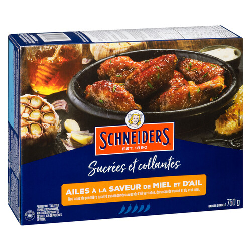 Schneiders Frozen Chicken Wings Sweet & Sticky Honey Garlic 750 g