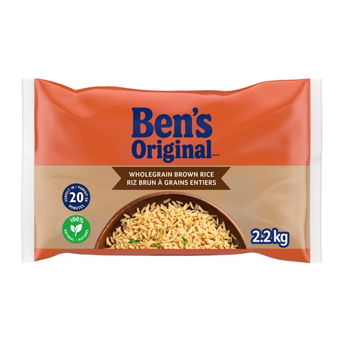 Ben's Original Rice Side Dish Whole Grain Brown 2.2 kg