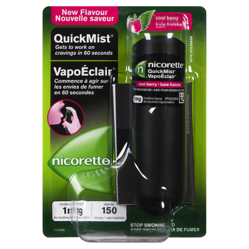 Nicorette Coolberry Quick Mist Anti-Smoking Aid 1EA