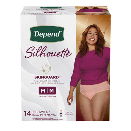 Depend Silhouette For Women Medium Underwear 14 count