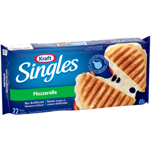 Kraft Singles Slices Mozzarella Cheese 410 g