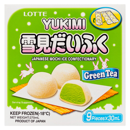 Lotte Frozen Mochi Green Tea 270 ml 