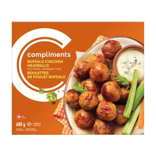 Compliments Frozen Chicken Buffalo Meatballs 680 g