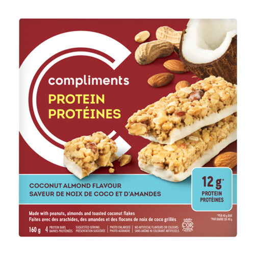 Compliments Protein Bars Coconut Almond 160 g