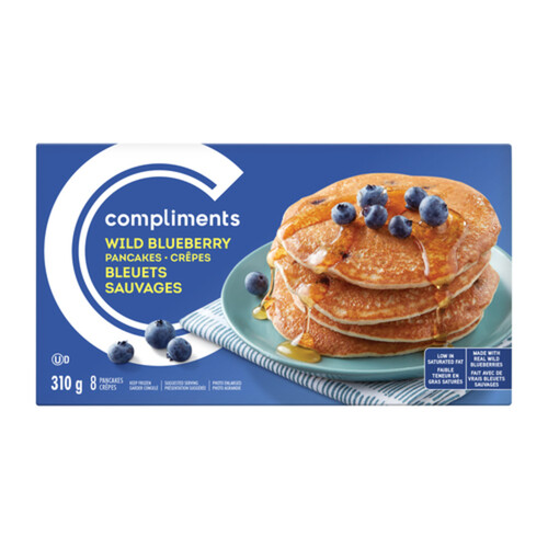 Compliments Pancakes Wild Blueberry 310 g (frozen)