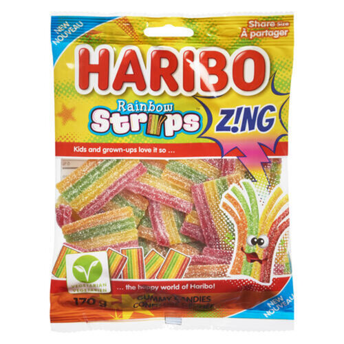 Haribo Candy Rainbow Strips 170 g