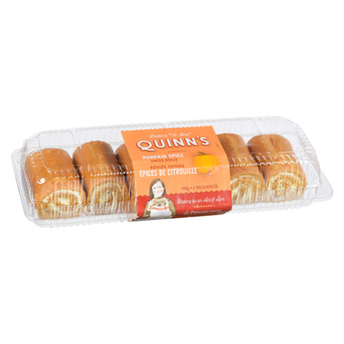 Quinn's Bakery Swiss Rolls Pumpkin Spice 402 g (frozen)