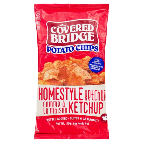 Covered Bridge Potato Chips Homestyle Ketchup 170 g