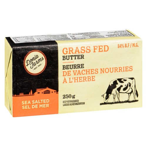 Donia Farms Grass Fed Butter Sea Salted 250 g